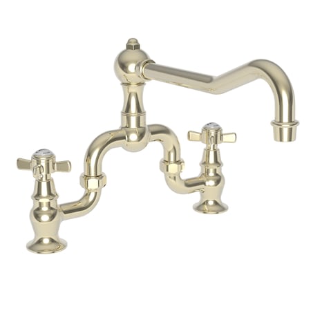 Newport Brass Kitchen Bridge Faucet in French Gold (Pvd) 9451-24A